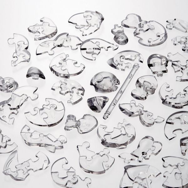 Produktbild: Crystal Puzzle - Katzenpaar - 49 Teile