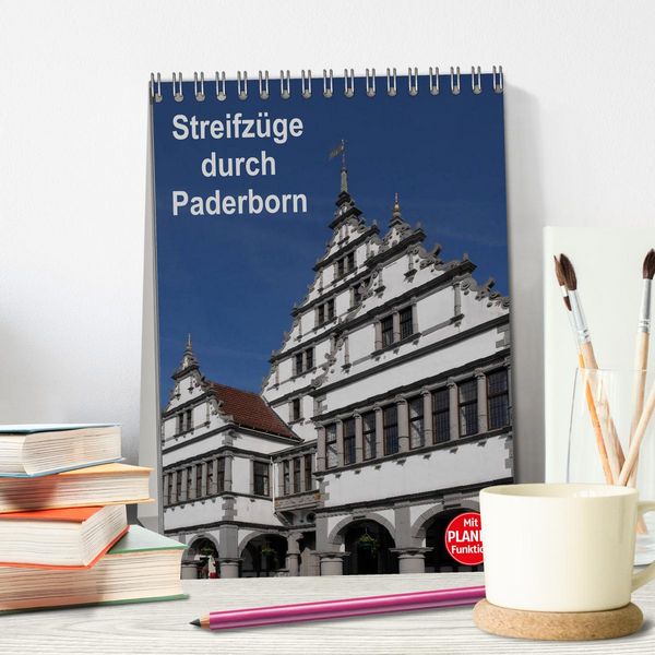 Produktbild: Streifz&uuml;ge durch Paderborn (Tischkalender 2026 DIN A5 hoch), CALVENDO Monatskalender