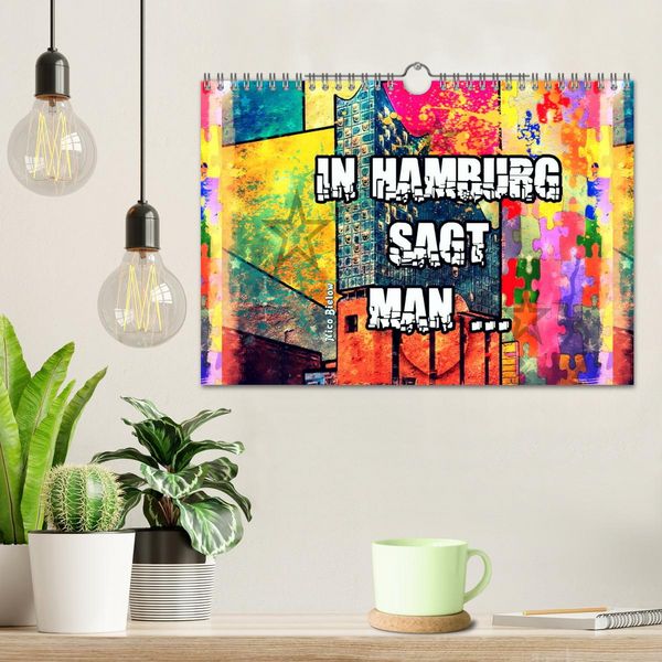 Produktbild: In Hamburg sagt man ... (Wandkalender 2026 DIN A4 quer), CALVENDO Monatskalender