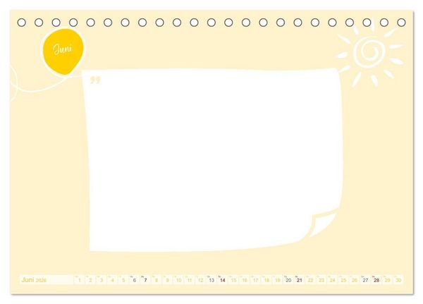 Produktbild: 12 x Motivation - Bastelkalender (Tischkalender 2026 DIN A5 quer), CALVENDO Monatskalender