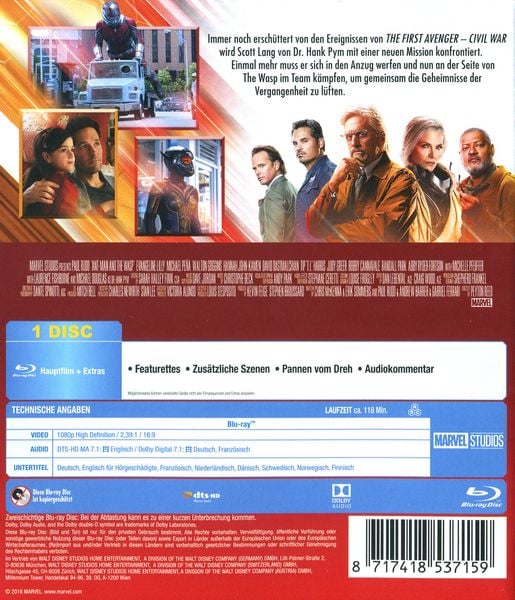 Produktbild: Ant-Man and the Wasp