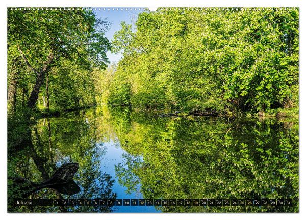 Produktbild: Magie gespiegelter Welten (Wandkalender 2026 DIN A2 quer), CALVENDO Monatskalender