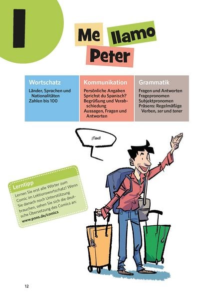 Produktbild: PONS Sprachlern-Comic Spanisch
