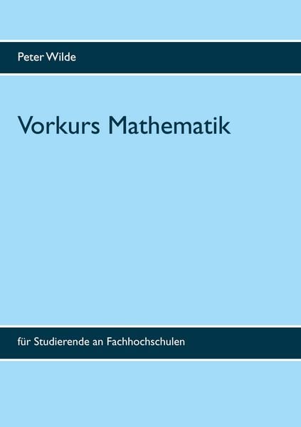 Produktbild: Vorkurs Mathematik