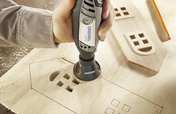Produktbild: Dremel 26150565JB 565 Multifunktionswerkzeug-Zubeh&ouml;r-Set, Schneidmesser, Adapter 1St.