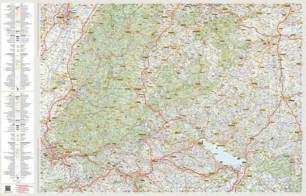 Produktbild: MARCO POLO Reisekarte Deutschland 11 Baden-W&uuml;rttemberg 1:225.000