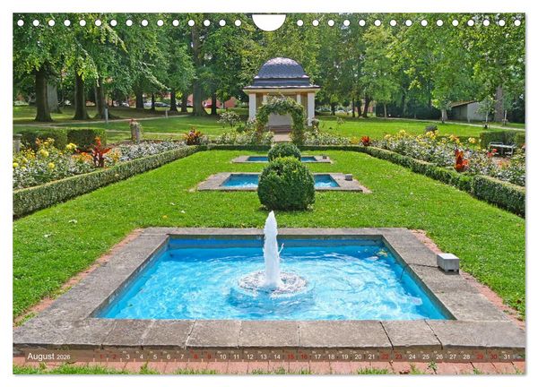 Produktbild: Bad Nenndorf, Kurpark-Impressionen (Wandkalender 2026 DIN A4 quer), CALVENDO Monatskalender