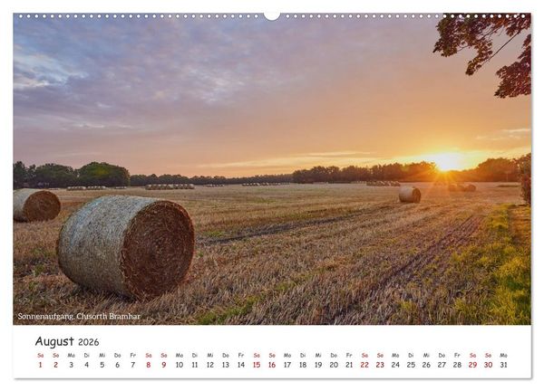 Produktbild: Emsland Impressionen (hochwertiger Premium Wandkalender 2026 DIN A2 quer), Kunstdruck in Hochglanz
