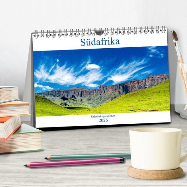 Produktbild: S&uuml;dafrika - Urlaubsimpressionen (Tischkalender 2026 DIN A5 quer), CALVENDO Monatskalender