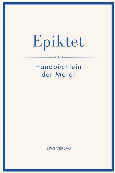 Produktbild: Epiktet: Handb&uuml;chlein der Moral