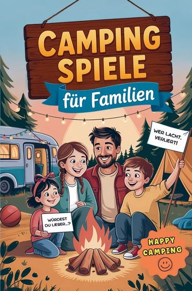 Produktbild: Camping Spiele f&uuml;r Familien - 65 Spiele f&uuml;r drinnen & drau&szlig;en