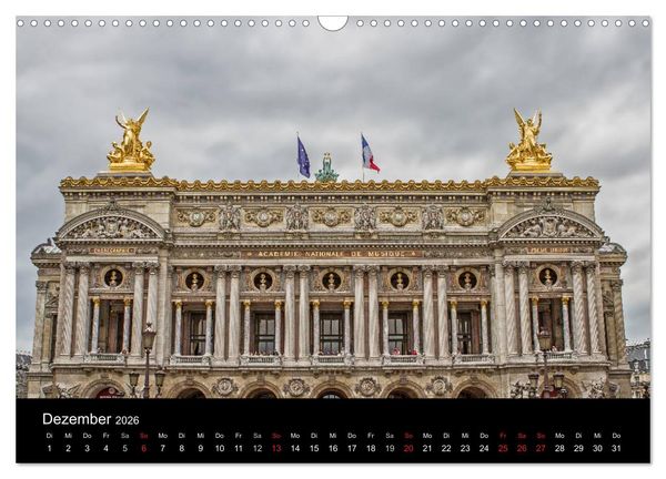 Produktbild: Paris (Wandkalender 2026 DIN A3 quer), CALVENDO Monatskalender