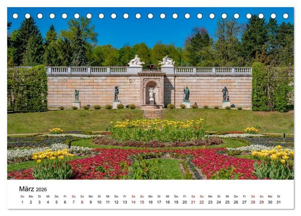 Produktbild: Potsdam - Ein Spaziergang Durch Zeitlose Eleganz (Tischkalender 2026 DIN A5 quer), CALVENDO Monatskalender