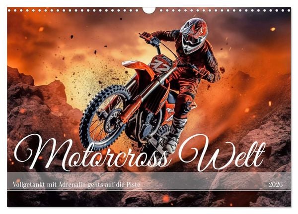 Produktbild: Motorcross Welt (Wandkalender 2026 DIN A3 quer), CALVENDO Monatskalender