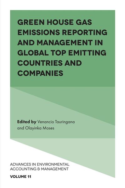 Produktbild: Green House Gas Emissions Reporting and Management in Global Top Emitting Countries and Companies
