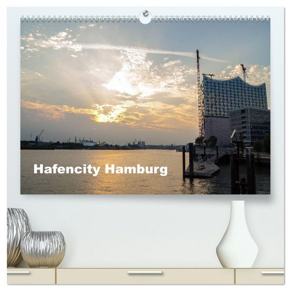 Produktbild: Hafencity Hamburg &ndash; die Perspektive (hochwertiger Premium Wandkalender 2026 DIN A2 quer), Kunstdruck in Hochglanz
