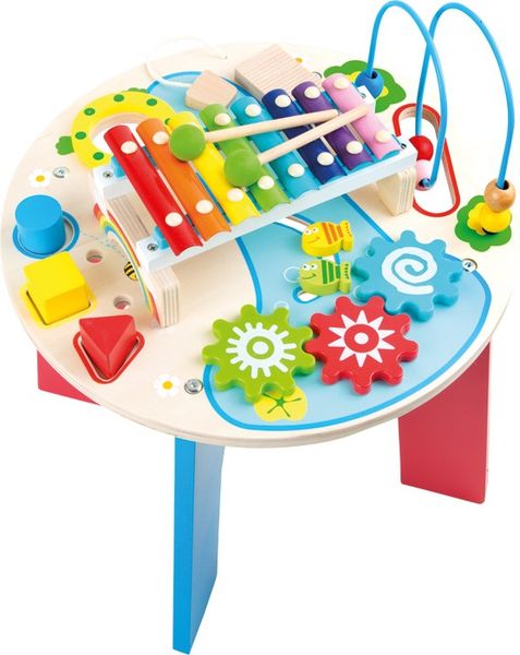 Small foot 10321 - Motorik- und Musiktisch 2in1, Spielhöhe: 32 cm