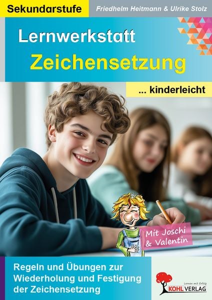 Produktbild: Lernwerkstatt Zeichensetzung kinderleicht / Sekundarstufe
