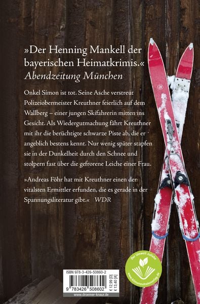Produktbild: Schwarze Piste / Kreuthner und Wallner Band 4