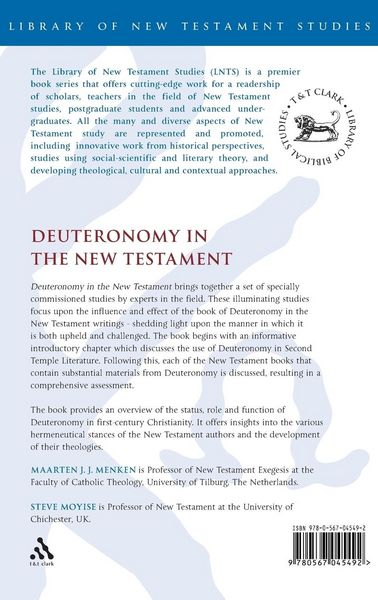 Produktbild: Deuteronomy in the New Testament
