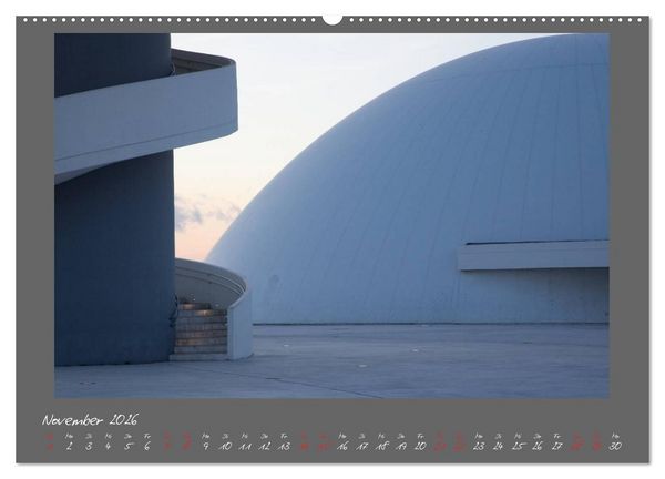 Produktbild: Moderne Architektur - Oscar Niemeyer Kulturzentrum (hochwertiger Premium Wandkalender 2026 DIN A2 quer), Kunstdruck in Hochglanz