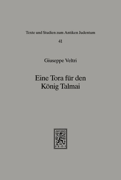 Produktbild: Eine Tora f&uuml;r den K&ouml;nig Talmai