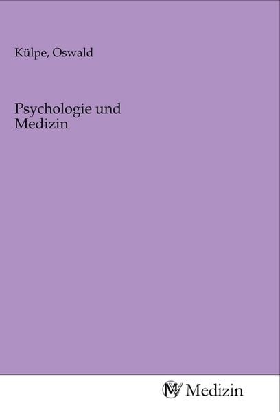 Produktbild: Psychologie und Medizin