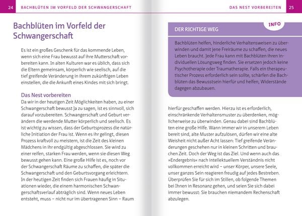 Produktbild: Bachbl&uuml;ten in Schwangerschaft,Geburt und Stillzeit. Kompakt-Ratgeber