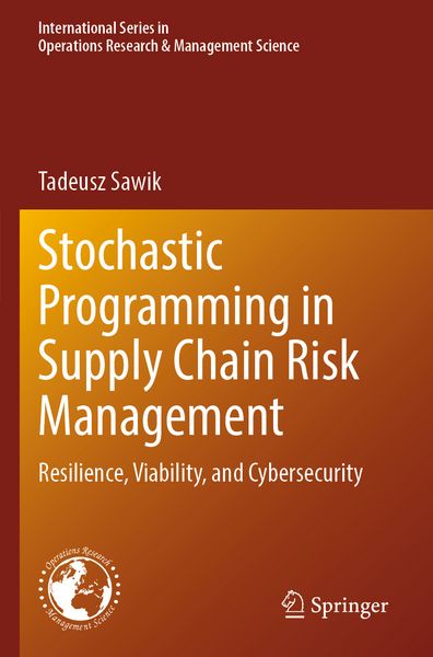 Produktbild: Stochastic Programming in Supply Chain Risk Management