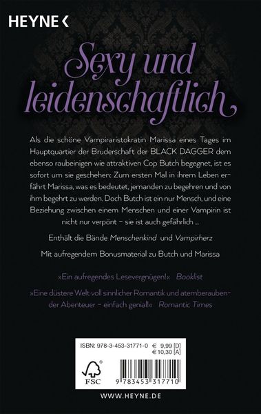 Produktbild: Butch & Marissa / Black Dagger Sonderausgabe Band 4
