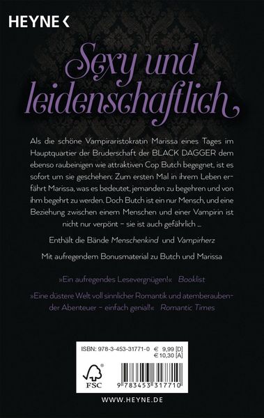 Produktbild: Butch & Marissa / Black Dagger Sonderausgabe Band 4