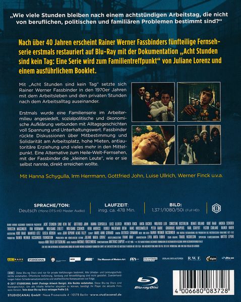Produktbild: Acht Stunden sind kein Tag [2 BRs]