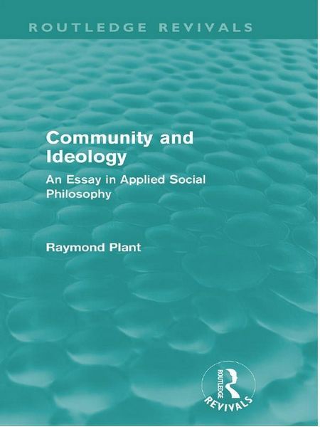 Produktbild: Community and Ideology (Routledge Revivals)