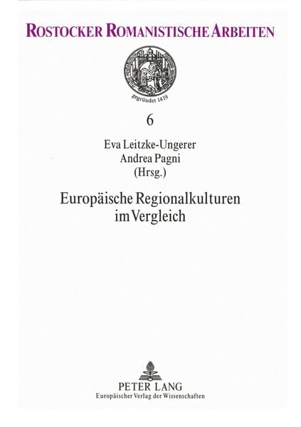 Produktbild: Europ&auml;ische Regionalkulturen im Vergleich