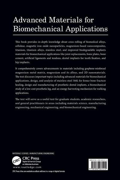 Produktbild: Advanced Materials for Biomechanical Applications