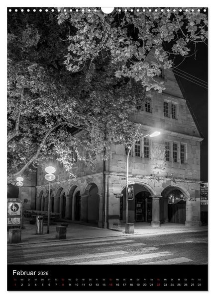 Produktbild: Heilbronn bei Nacht 2 (Wandkalender 2026 DIN A3 hoch), CALVENDO Monatskalender