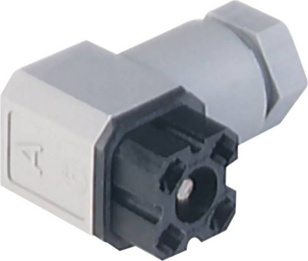 Produktbild: Steckverbinder f&uuml;r Netzspannung G-Serie Schwarz G 30 W 3 F Pole:3 + PE 932 186-100-1 Hirschmann Inhalt: 1 St.