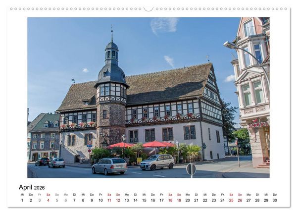 Produktbild: Faszination Fachwerk - an Weser und Ilme (Wandkalender 2026 DIN A2 quer), CALVENDO Monatskalender
