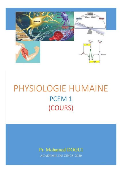 Produktbild: Physiologie humaine