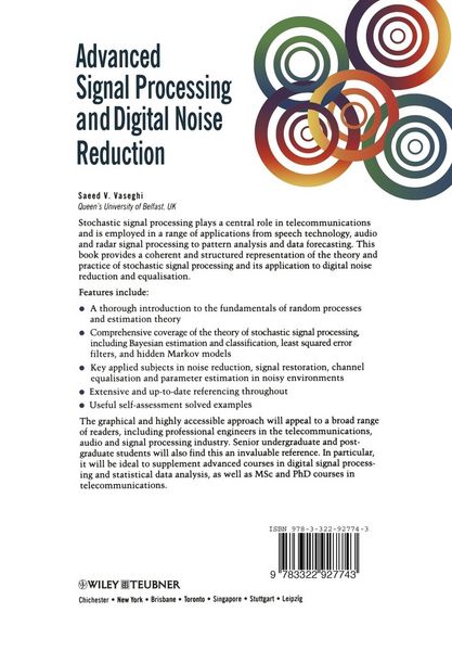 Produktbild: Advanced Signal Processing and Digital Noise Reduction