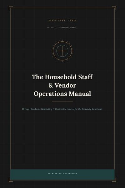 Produktbild: The Household Staff & Vendor Operations Manual
