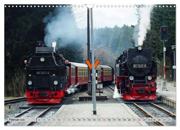 Produktbild: Unter Dampf durch den Harz (Wandkalender 2026 DIN A3 quer), CALVENDO Monatskalender