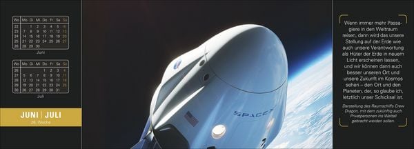 Produktbild: Stephen Hawking Universum Premium-Tischplaner 2027 - Wochenkalender mit 53 Bildern und Zitaten
