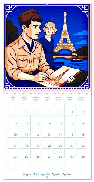 Produktbild: George Gershwin (Wall Calendar 2026 12 &times; 12 Inch) CALVENDO 12 Month Wall Calendar