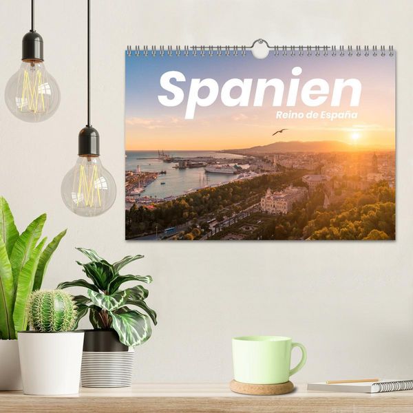 Produktbild: Spanien - einzigartige Motive (Wandkalender 2026 DIN A4 quer), CALVENDO Monatskalender
