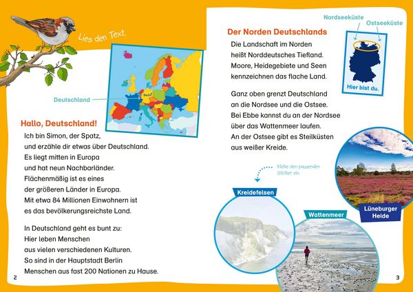 Produktbild: WAS IST WAS Erstes Leser&auml;tsel. Deutschland