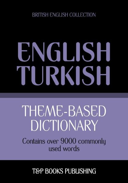Produktbild: Theme-based dictionary British English-Turkish - 9000 words