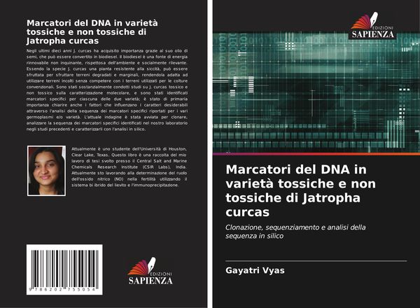 Produktbild: Marcatori del DNA in variet&agrave; tossiche e non tossiche di Jatropha curcas