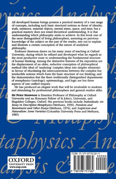 Produktbild: Analysis and Metaphysics