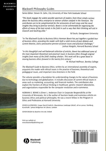 Produktbild: Blackwell Guide to Business Ethics